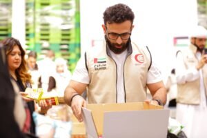 0852564f-f9c3-4504-be42-3146a76c3309-300x200 بمشاركة درة ورانيا يوسف ونسرين طافش.. الهلال الأحمر الإماراتي ينظم فعالية خيرية لأهالى غزة