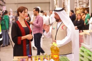 0be48700-d504-426e-9494-d8e99b601253-300x200 بمشاركة درة ورانيا يوسف ونسرين طافش.. الهلال الأحمر الإماراتي ينظم فعالية خيرية لأهالى غزة