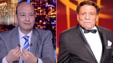 عادل امام وعمرو أديب