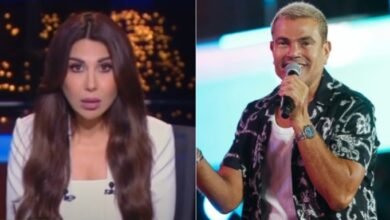 عمرو دياب وأميرة بدر