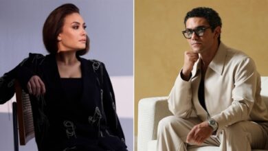 آسر ياسين وهند صبري
