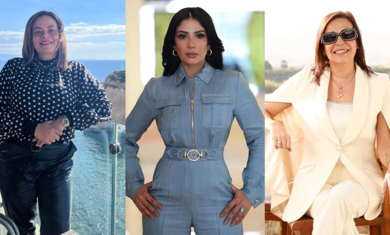 شاهيناز النجار ومنى زكي وكاملة أبو ذكري